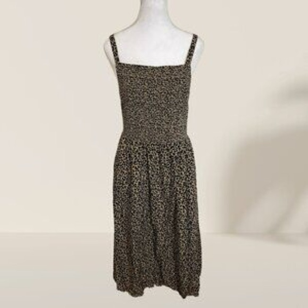 Old Navy Smocked Leopard Print Dress